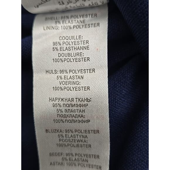 Midnight Blue Little Mistress London Highly Embellished Beaded Dress US 8 - Picture 8 of 9